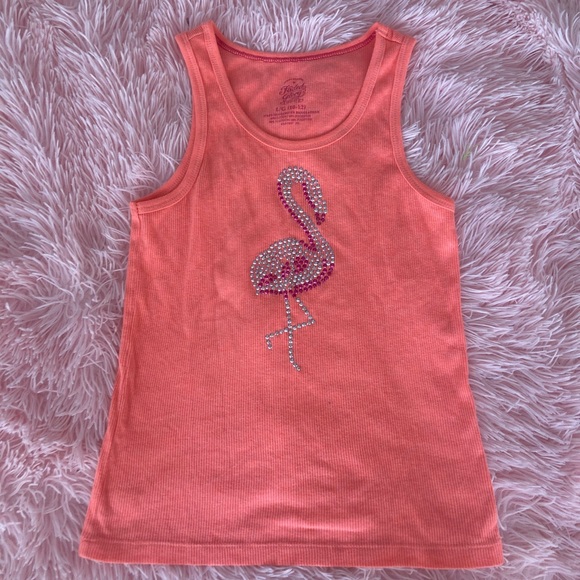 Y2k bedazzled flamingo tank - Picture 2 of 3